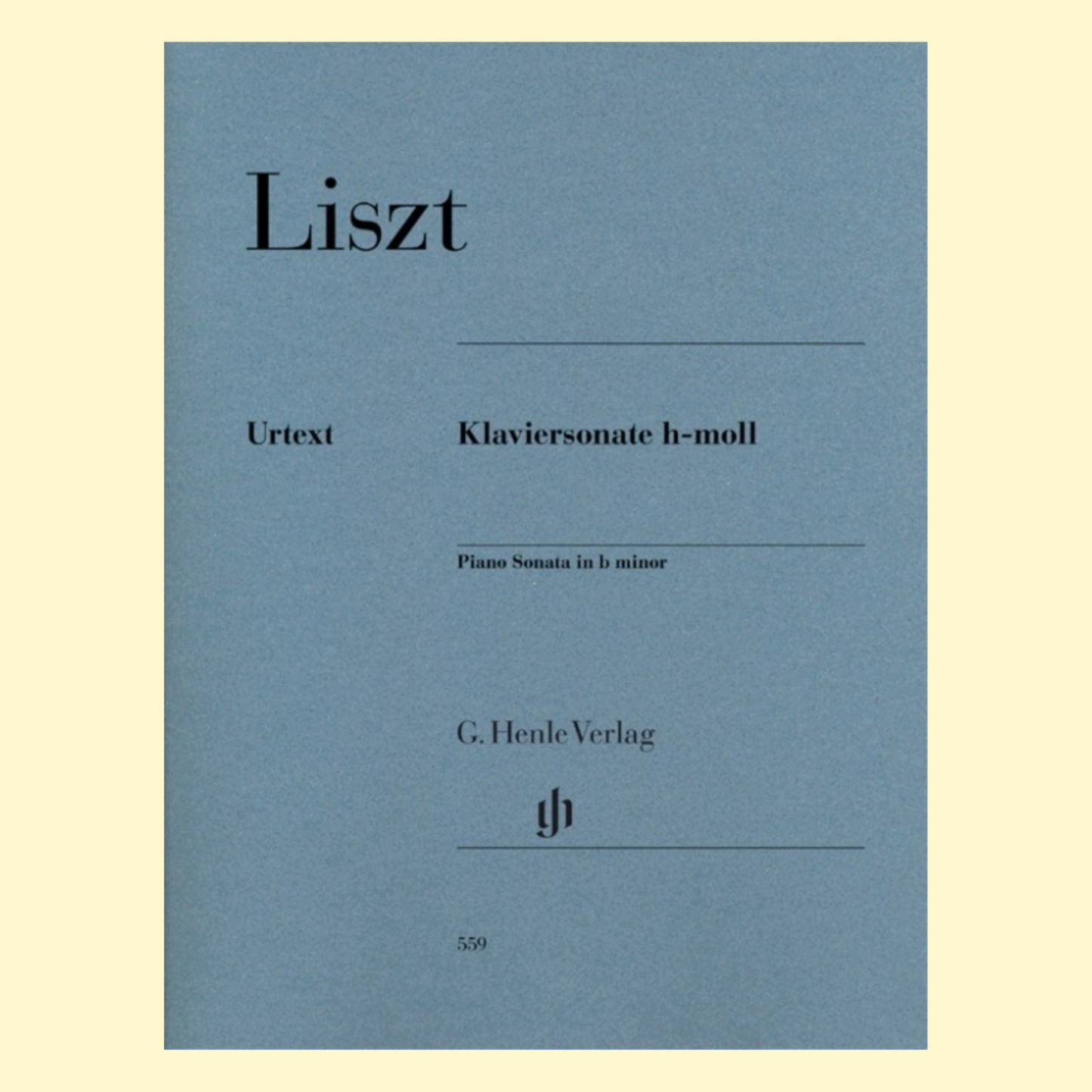 Liszt - Piano Sonata B Minor Book