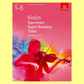 ABRSM Violin Specimen Sight Reading Book Grades 1-5 (2012 Edition)