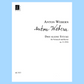 Anton Webern - 3 Little Pieces Op. 11 Cello/Piano Book