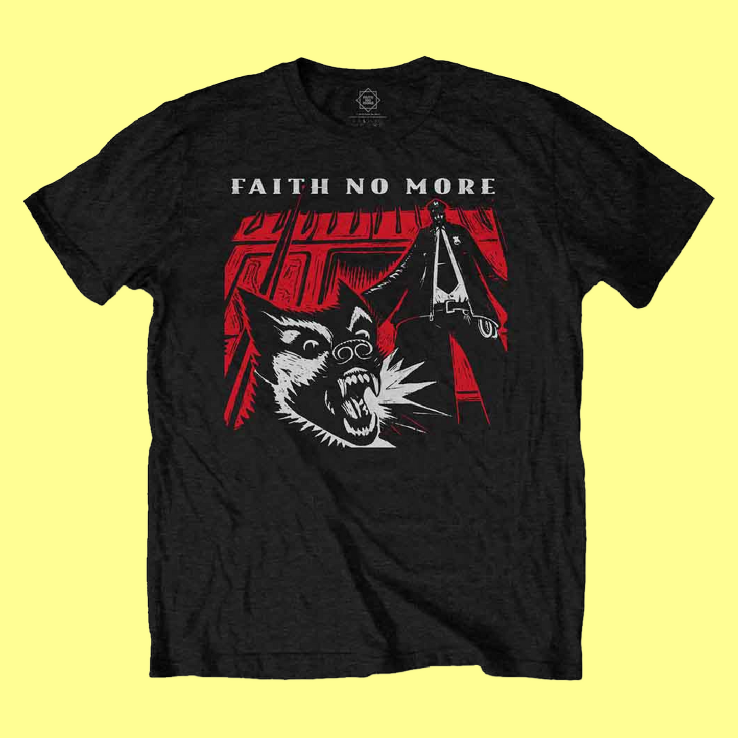 Faith No More - King For A Day Black T-Shirt with Front Print - (Sml - XXL) 100% Cotton