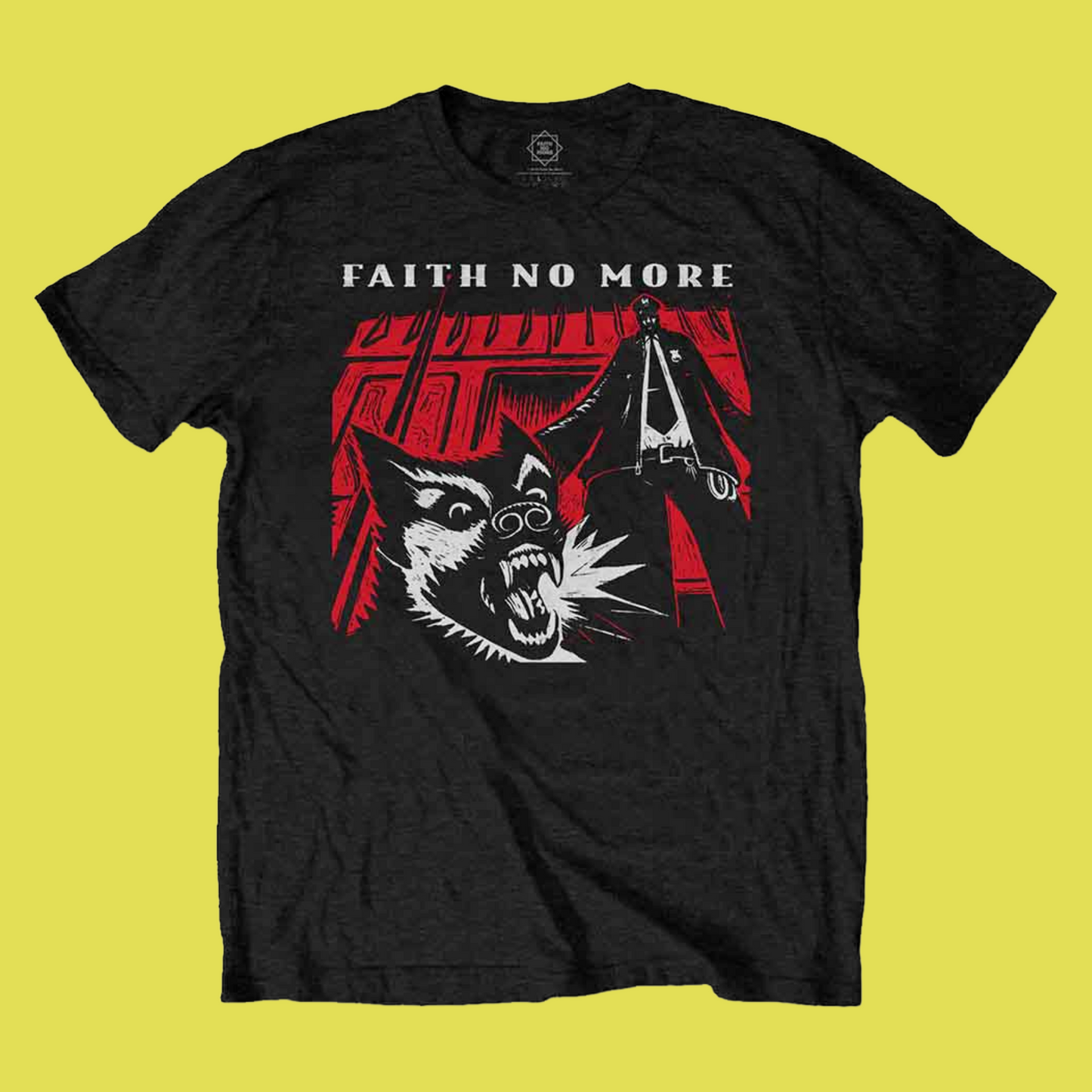 Faith No More - King For A Day Black T-Shirt with Front Print - (Sml - XXL) 100% Cotton