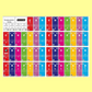 Rainbow Key Note Labels Stickers Set (For Beginners)