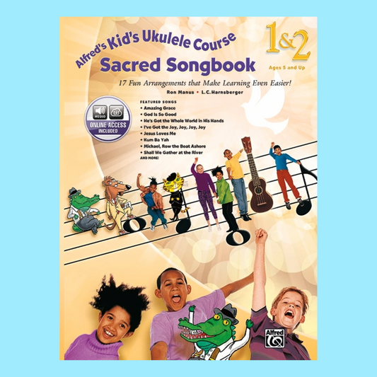Kids Ukulele Course - Sacred Songbook 1 & 2 (Book/Ola)
