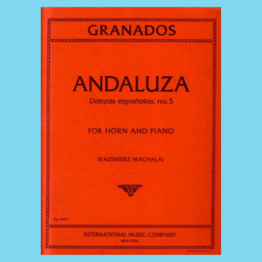 Granados Danzas No 5 Espanolas - French Horn and Piano Book