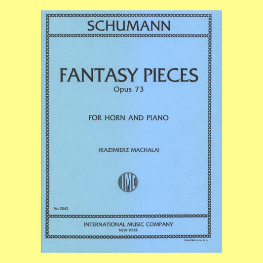 Robert Schumann - Fantasy Pieces Op. 73 for French Horn and Piano Book