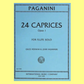 Nicolo Paganini - 24 Caprices Op 1 Flute Book
