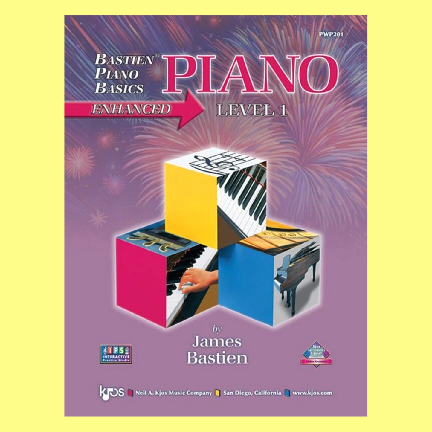 Bastien Piano Basics Enhanced: Piano Level 1 Book (Book and Media)