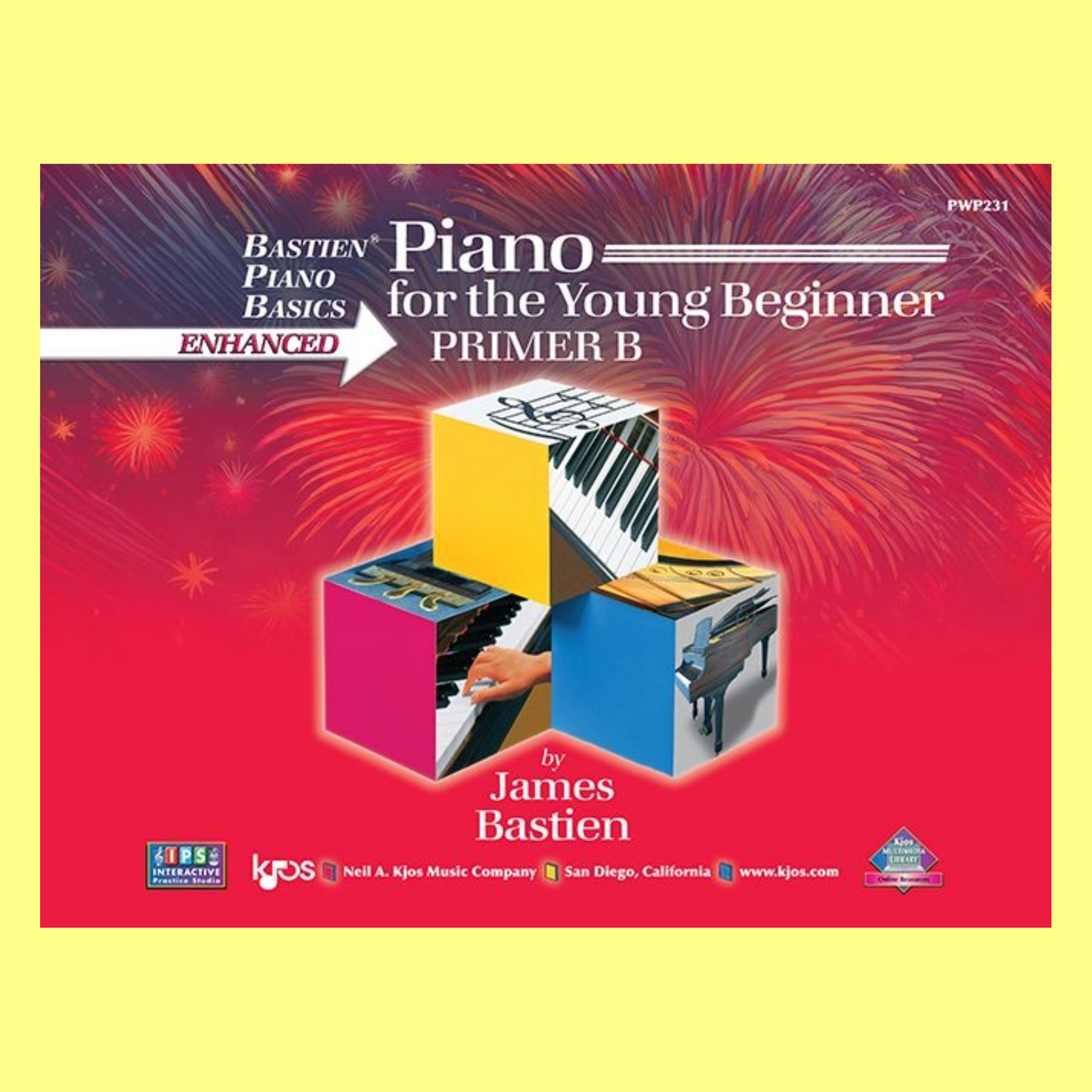 Bastien Piano Basics Enhanced: Young Beginner Primer B Book (Book and Media)