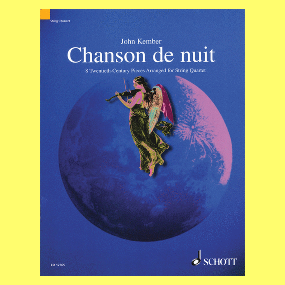 Chanson De Nuit - 8 20th Century Pieces String Quartet Book
