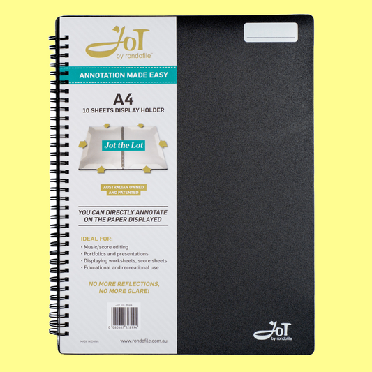Rondofile 10 Page Music Jot (Black)