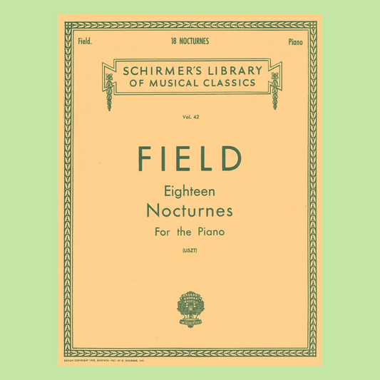 John Field - 18 Nocturnes For Piano Book