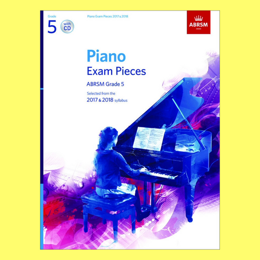 ABRSM Piano Exam Pieces - Grade 5 Book/Cd (2017-2018)