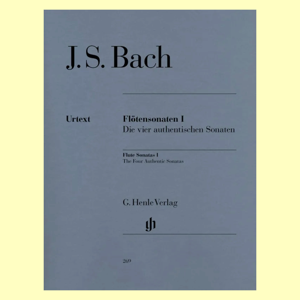 JS Bach - Sonatas Volume 1 Authentic Sonatas for Flute with Piano Accompaniment Book