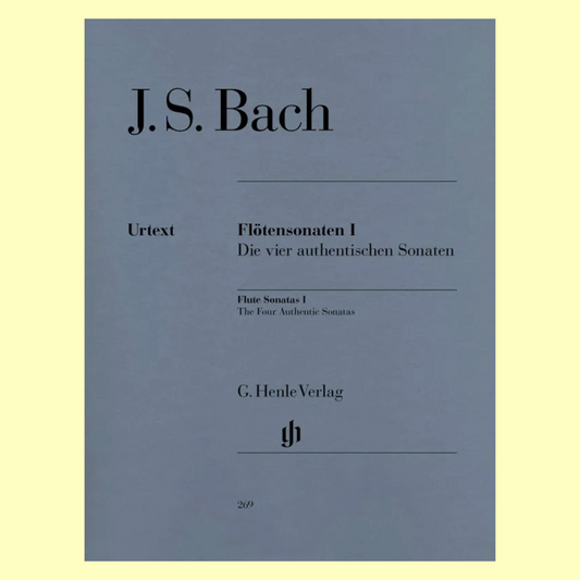 JS Bach - Sonatas Volume 1 Authentic Sonatas for Flute with Piano Accompaniment Book