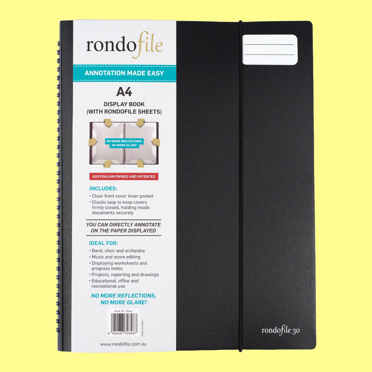 Rondofile 30 Display Book (60 Pages)