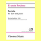 Poulenc - Sonata For Flute/Piano Bk/Ola