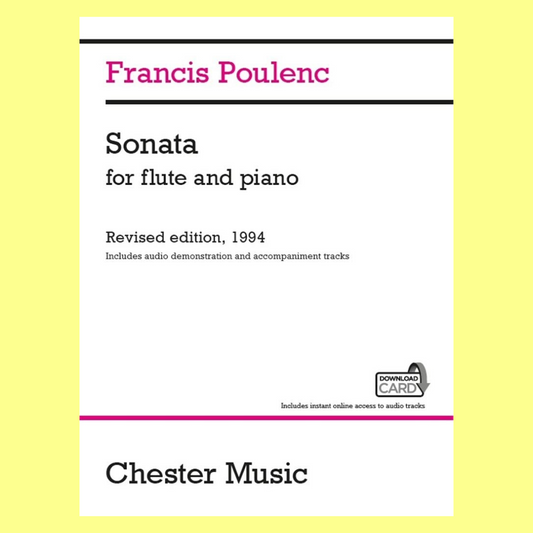 Poulenc - Sonata For Flute/Piano Bk/Ola