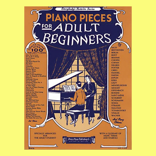 Piano Pieces For Adult Beginners Efs251