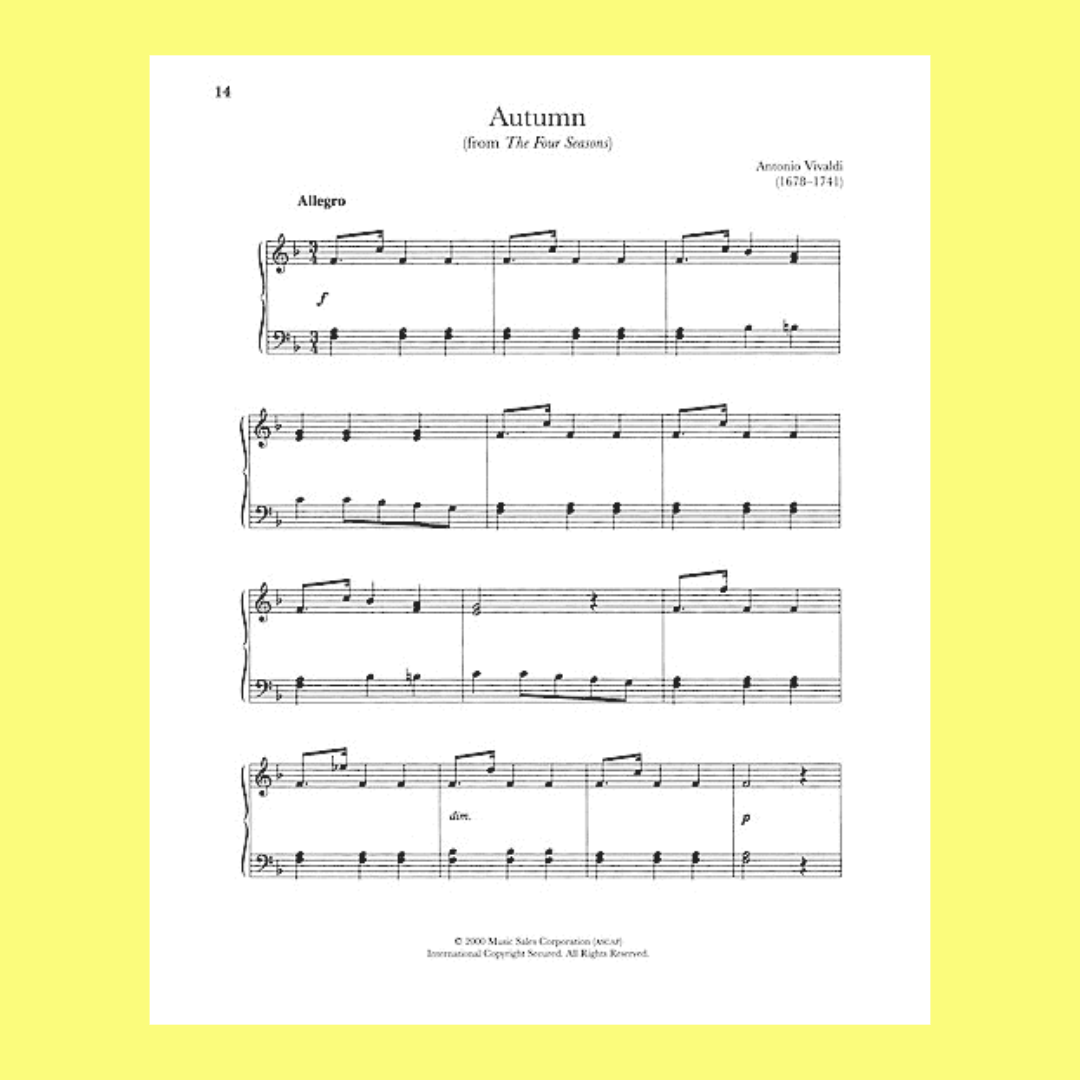 Piano Pieces For Adult Beginners Book