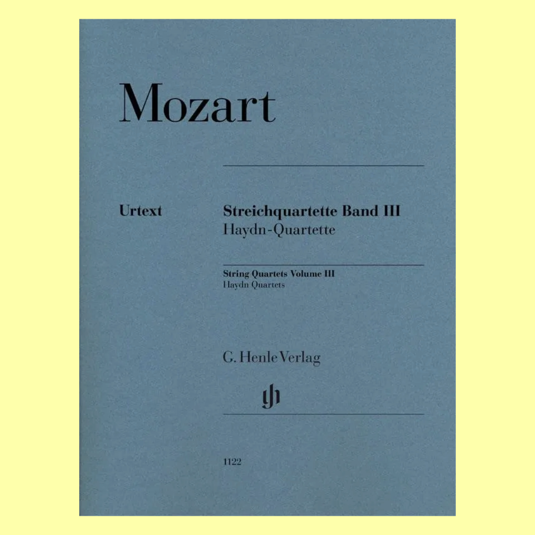 Mozart - String Quartets Vol 3 Haydn Quartets Sc/Pts