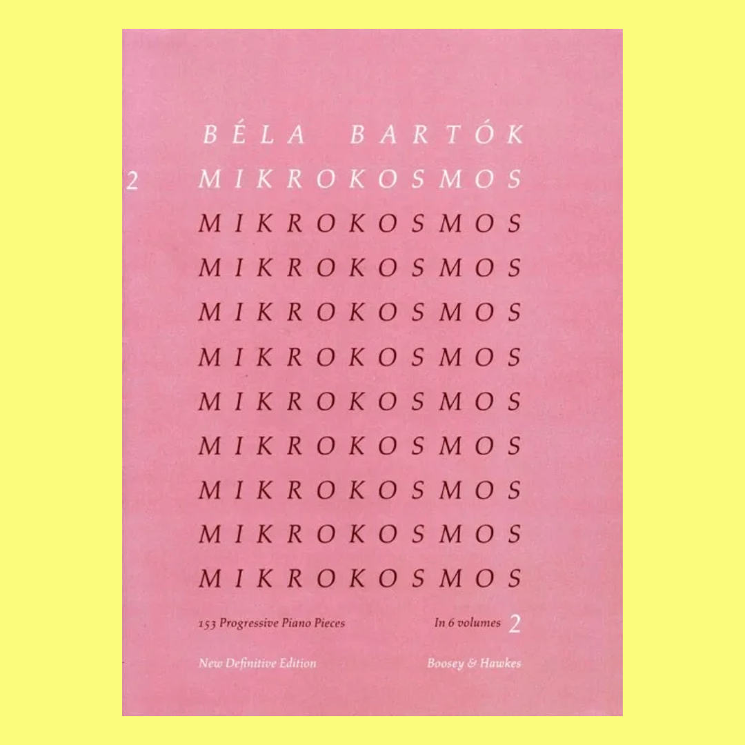 Mikrokosmos Vol 2 Pink Nos 37-66 Piano