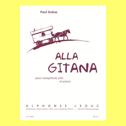 Dukas - Alla Gitana Alto Sax/Piano