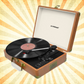 MBeat Aria Retro Turntable with Bluetooth & USB Disk Record