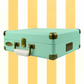 MBeat Woodstock Tiffany Blue Retro Turntable