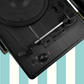 MBeat Woodstock Black Retro Turntable