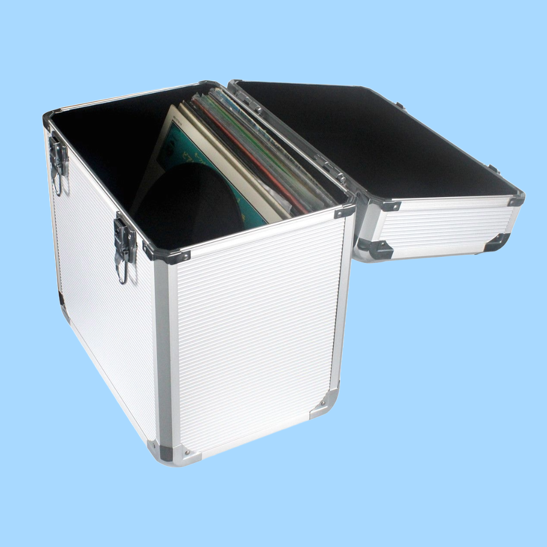 Vinyl Record Case with Aluminium Trim