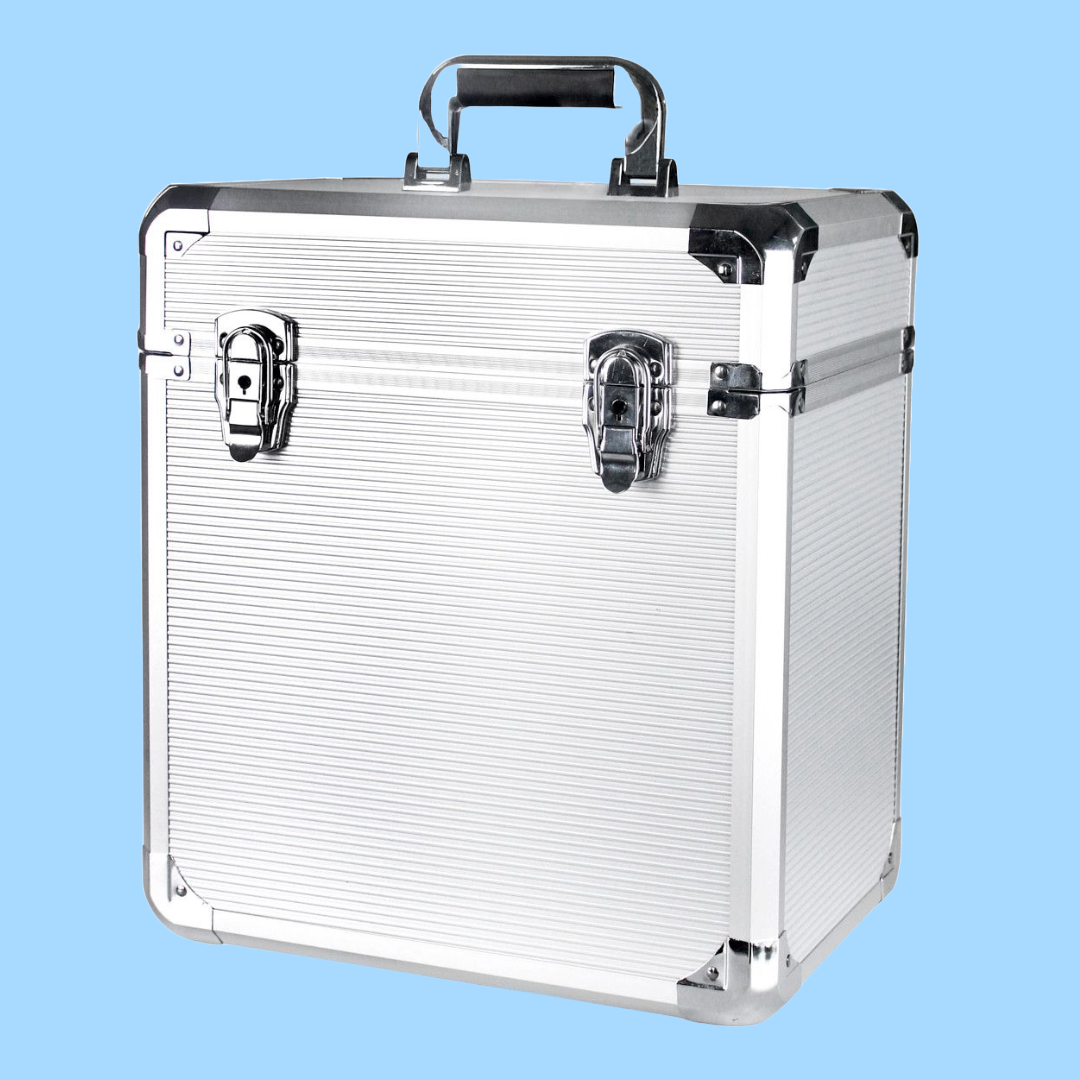 Vinyl Record Case with Aluminium Trim