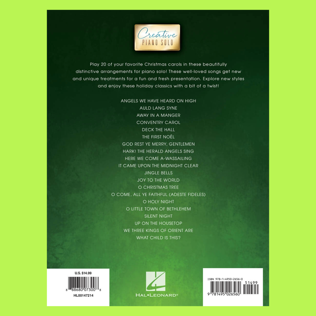 Christmas Carols Creative Piano Solo