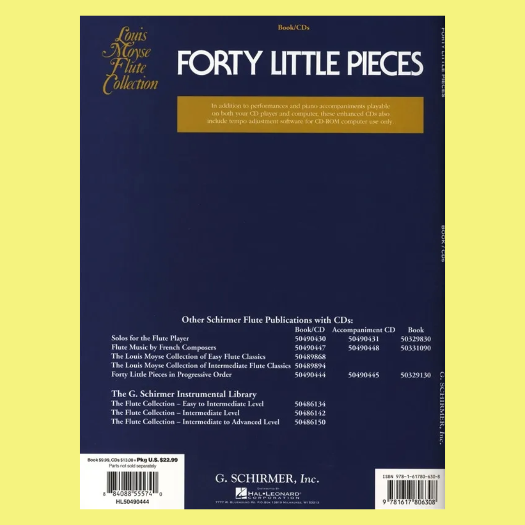 40 Little Pieces For Flute/Piano Bk/Ola