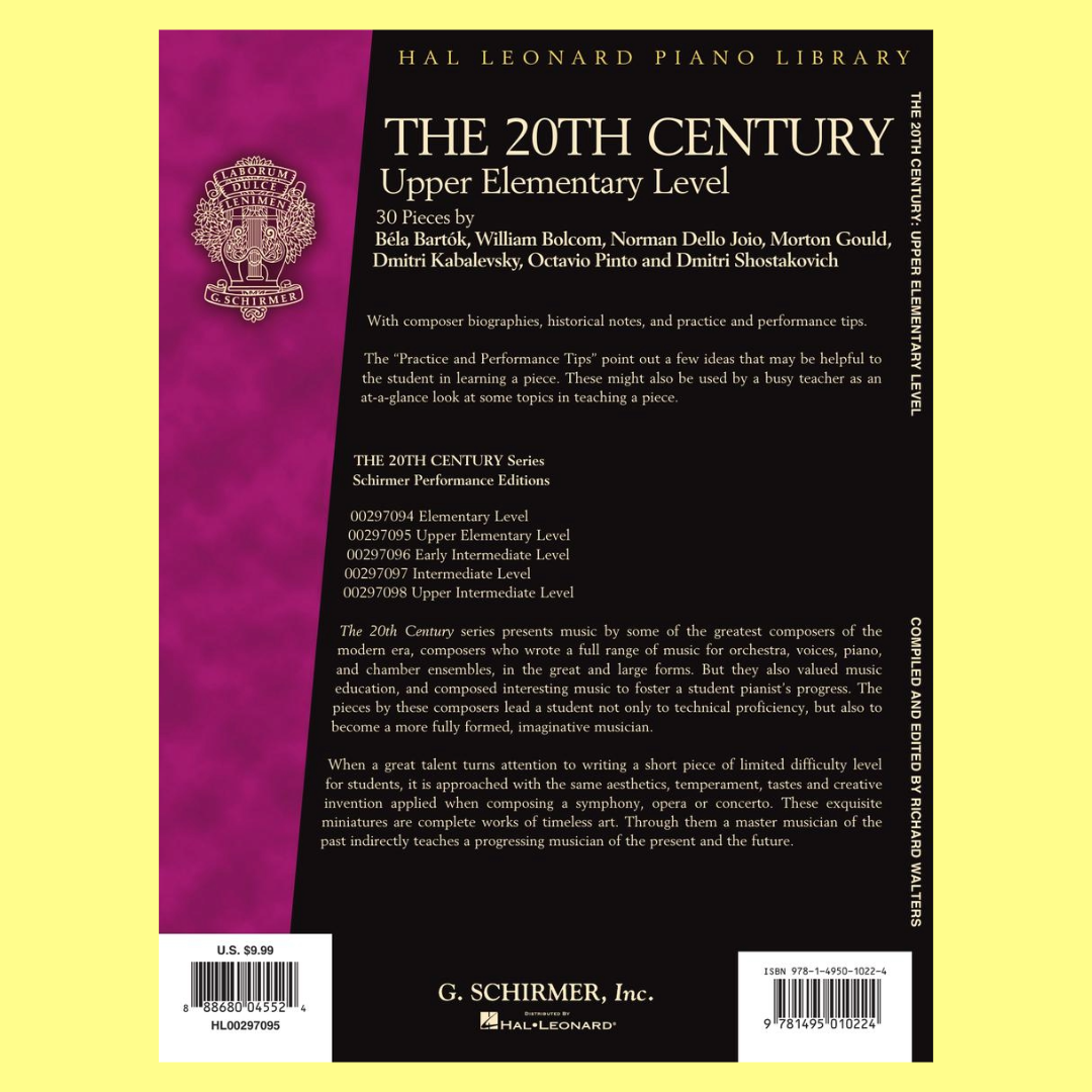 20Th Century Upper Elementary Level