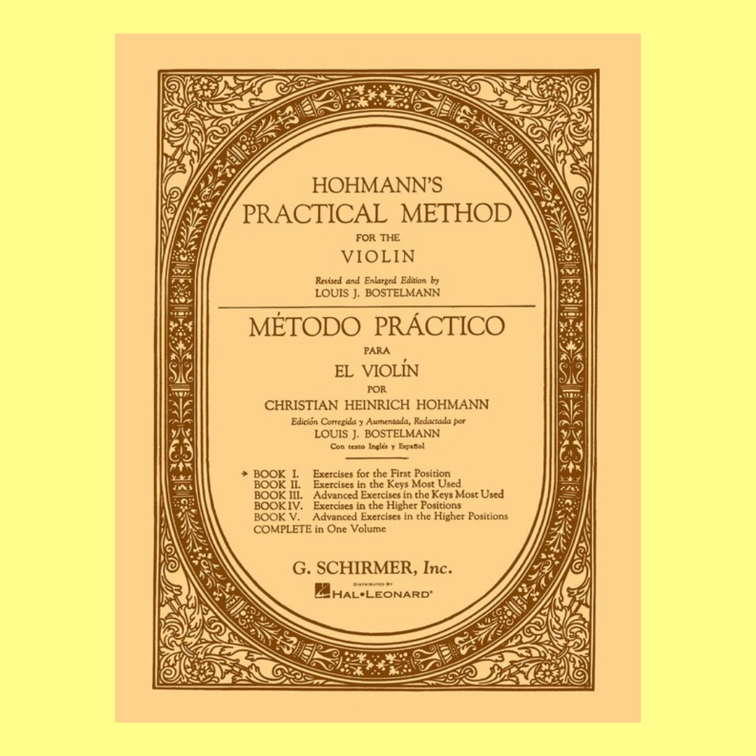 Hohmann - Practical Method For Violin Bk 1
