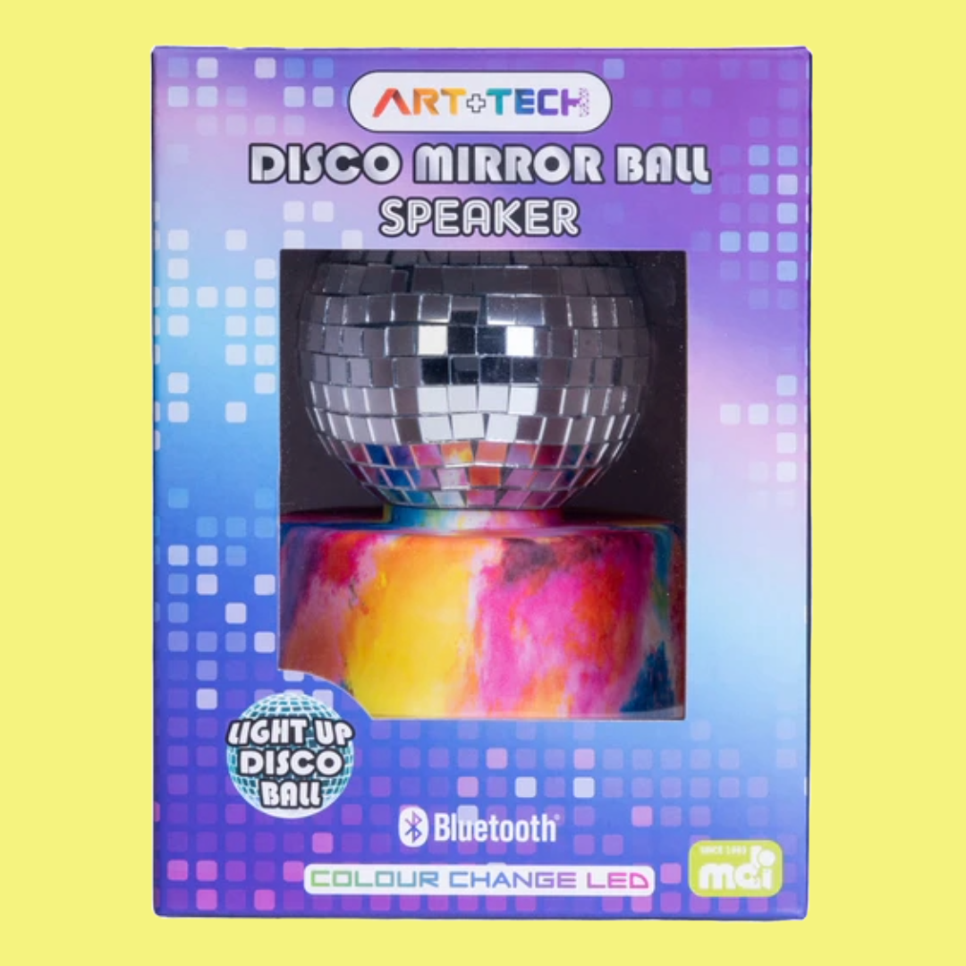 LED Colour Changing Disco Mirror Ball Bluetooth Speaker