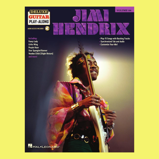 Jimi Hendrix Deluxe Guitar Play Along Volume 24 Book/Ola