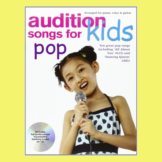 Audition Songs - Kids Pop Book/Cd