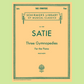 Satie - 3 Gymnopedies For Piano Book