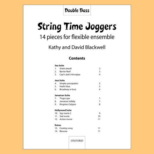 String Time Joggers Double Bass Part Book
