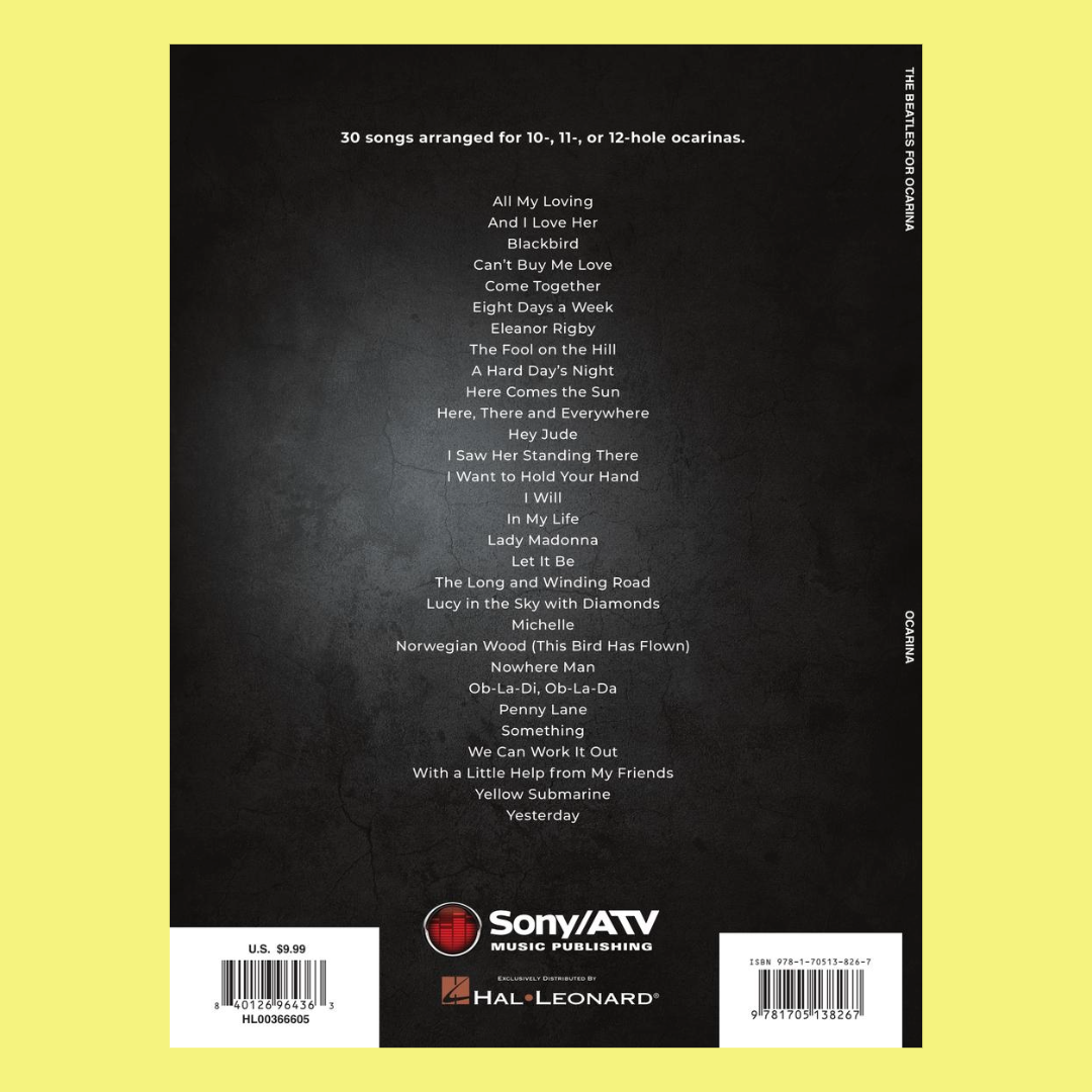 The Beatles For Ocarina Book