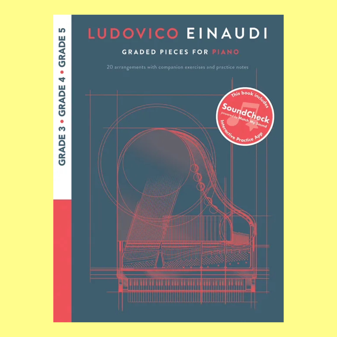 Ludovico Einaudi - Graded Pieces for Piano Grade 3-5 Book
