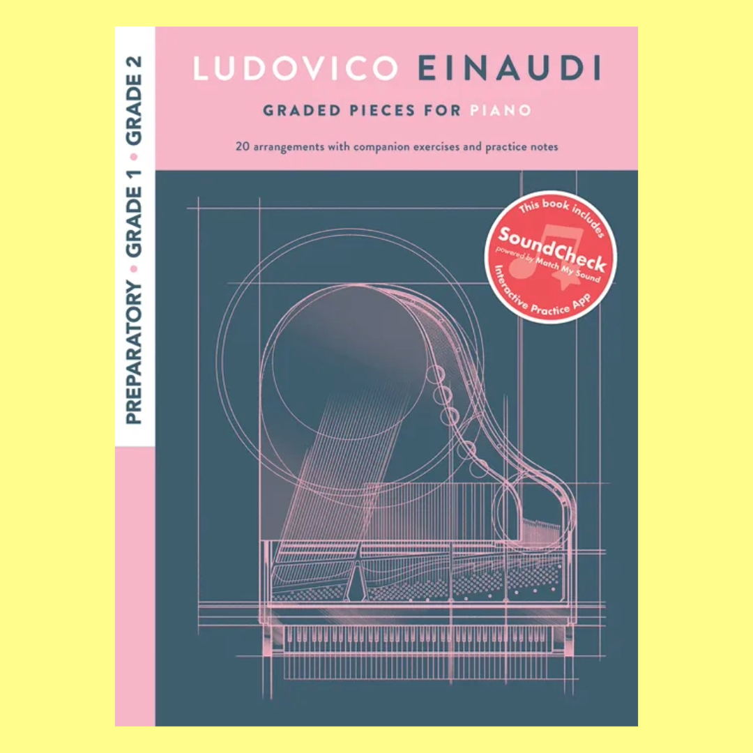 Ludovico Einaudi - Graded Pieces for Piano Preparatory to Grade 2 Book