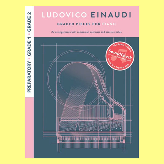 Ludovico Einaudi - Graded Pieces for Piano Preparatory to Grade 2 Book