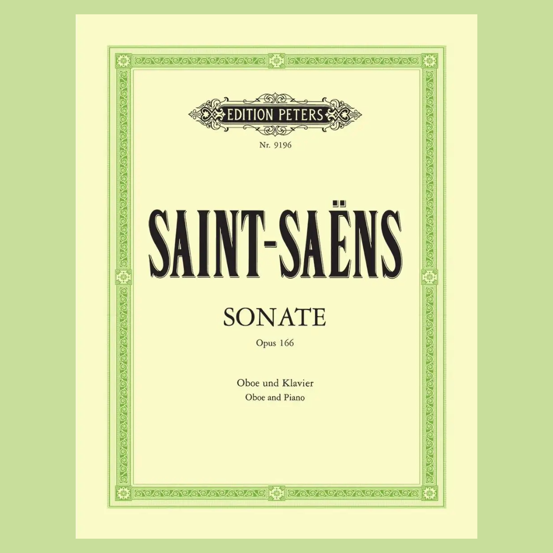 Saint-Saens - Sonata Op 166 Oboe/Piano Urtext Book
