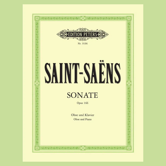 Saint-Saens - Sonata Op 166 Oboe/Piano Urtext Book