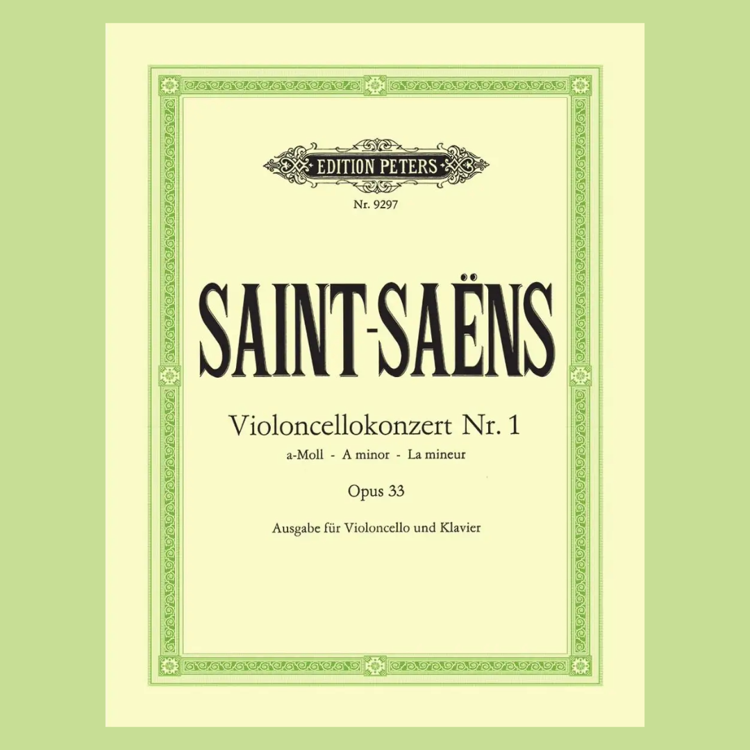 Saint-Saens - Concerto No 1 A Minor Op 33 Cello/Piano