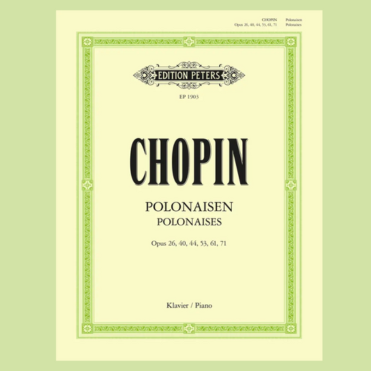 Chopin - Polonaises For Piano Ed Scholtz/Pozniak