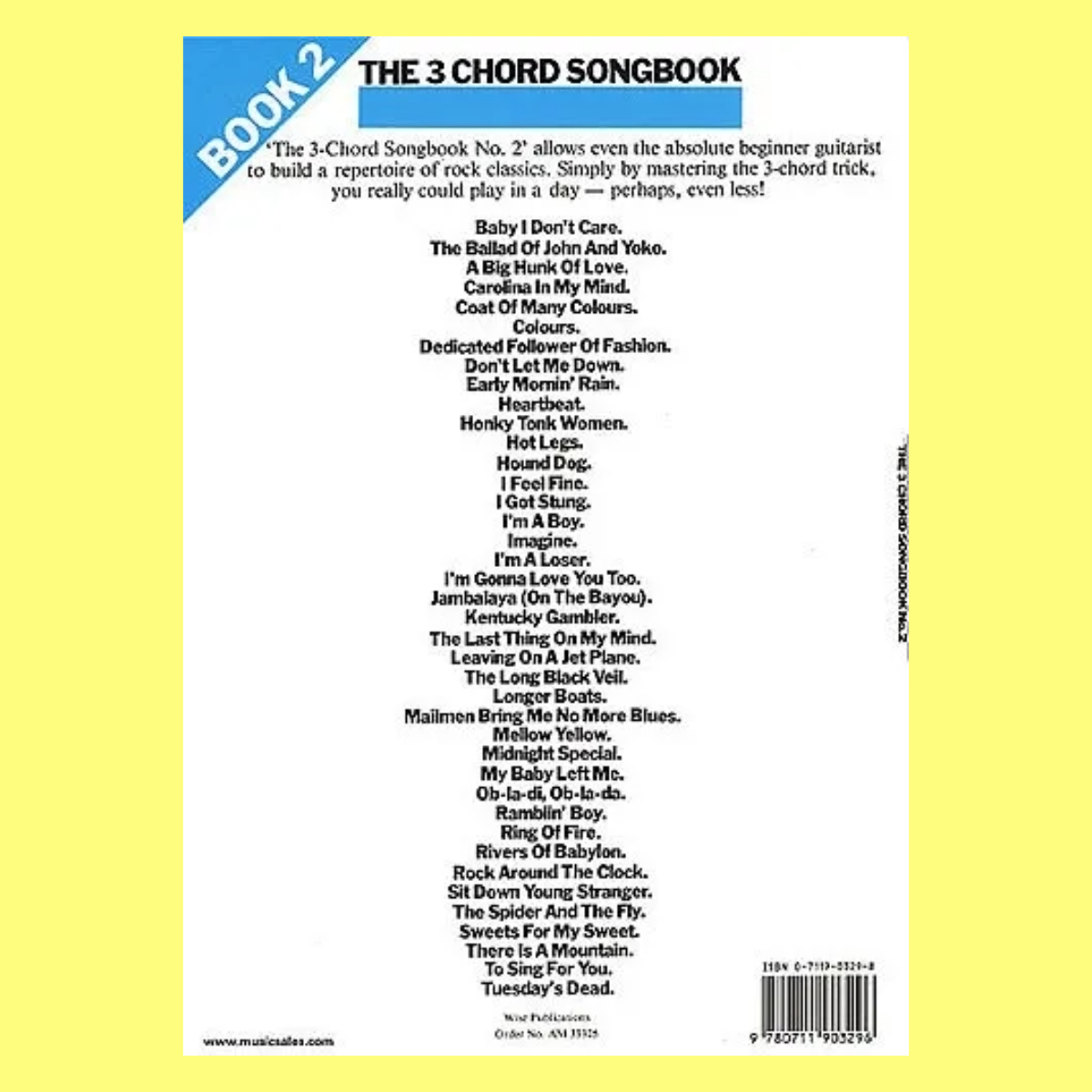 3 Chord Songbook - Guitar Book 2 (40 Hit Songs)