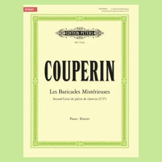 Couperin - Les Baricades Misterieuses Piano Book (Urtext Edition)
